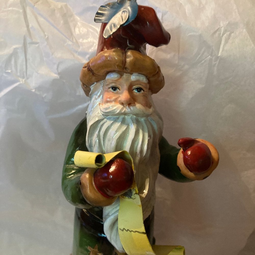 SANTA OLD WORLD NEW SANTA WITH CHRISTMAS LIST NEW